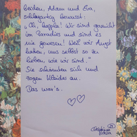 Der 1. Brief von Christina Maria Gerber